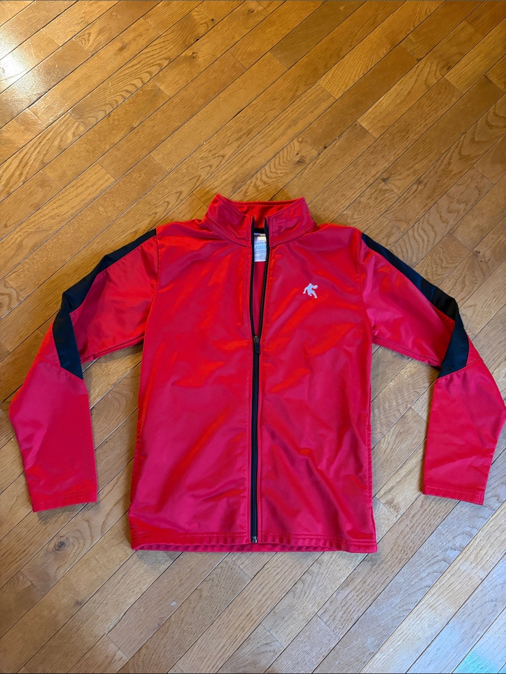And 1 light weight Kids Jacket red with black accents size XL 14/16